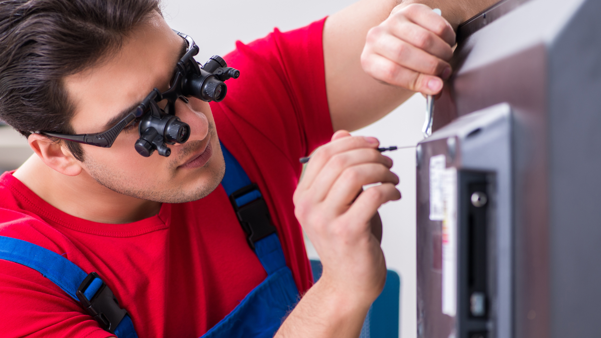 Kitchen appliances in a home setting